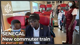 Senegal's new commuter train makes inaugural journey from Dakar