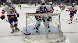 Islanders@Leafs pre-game warm up