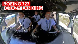 Flying 46 Years Old Boeing 727 in Africa + Crazy Landing