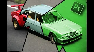 virtual custom : Renault 16 TX  vs Lamborghini Countach