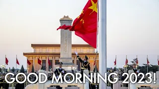 WATCH: China's flag-raising ceremony welcoming the new year of 2023