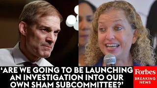 Debbie Wasserman Schultz Blasts Jim Jordan And House Weaponization Committee