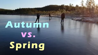 Nordic Skating: Autumn vs. Spring