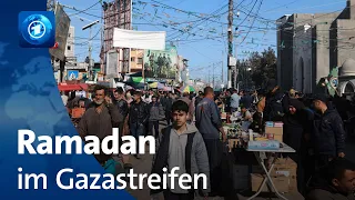 Lage im Gazastreifen zu Beginn des Ramadan