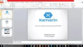 Install Xamarin for Visual Studio 2015 or 2017