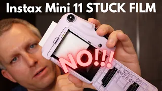 BROKEN Instax Mini 11 STUCK FILM and How to FIX