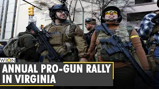 Heavily armed, rival groups rally in Virginia has cops on high alert | Pro-Gun Rally | US News