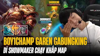 BOY1CHAMP GAREN GABUNGKING DÍ TRISTANA SHOWMAKER CHẠY KHẮP MAP TẠI THÁCH ĐẤU HÀN