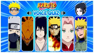 Naruto Shippuden Voice Quiz | Guess the character voice | Naruto Shippuden quiz