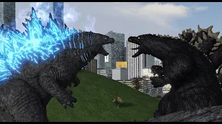 Legendary Godzilla vs Heisei Godzilla | Kaiju Arisen