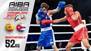 Quarterfinals (52kg) VEITIA Yosbany (Cuba) vs ESCOBAR Gabriel (Spain)