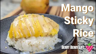 BEST Mango Sticky Rice Recipe (Vegan) #dessert #mango #glutenfree