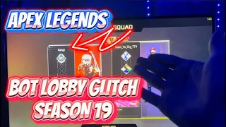 REAL Apex Legends BOT LOBBY GLITCH IN SEASON 19…