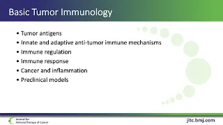 JITC Basic Tumor Immunology Section