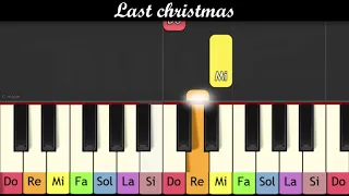 Apprendre la chanson "Last Christmas" de Wham au piano (très facile pour enfants ou débutants)