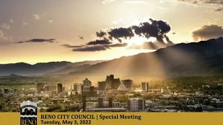 Reno City Council - Special Meeting | May 3, 2022