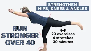 Leg Strength and Joint Stability Workout for Runners Over 40