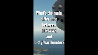 The Difference Between DCS and IL2/WT #Shorts