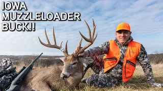 Iowa Muzzleloader Buck!! | Late Season Deer Hunting