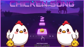 chicken Song (J.Geco) Remix  - Tiles Hop "Endless Mode" Linux Fun