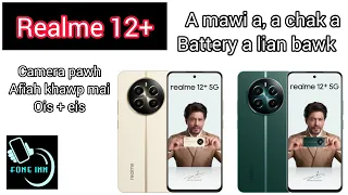 Realme 12+ (dimensity 7050) review, camera and bgmi /pubg /MLBB graphic test (Mizo tawng)