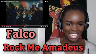 African Girl First Time Hearing Falco - Rock Me Amadeus (Official Video) - REACTION