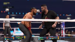 Randy Orton & Kevin Owens vs. Solo Sikoa & Tama Tonga - WWE2k24 Backlash 2024