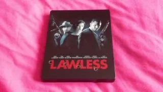 Lawless UK Blu-ray steelbook unboxing