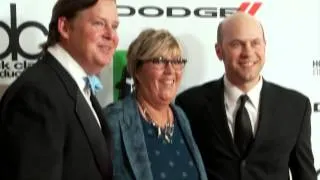 Joel Murray, Kori Rae, & Dan Scanlon Dodge Red Carpet Fashion - HFA 2013
