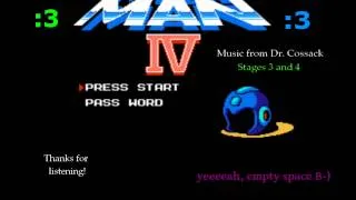 Mega Man 4 (NES) - Dr. Cossack Stages 3 & 4 (Extended to 100 minutes)