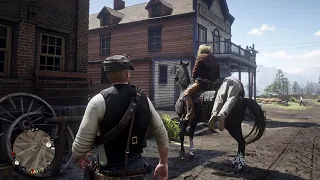 RDR2 - What happens if Arthur puts a corpse on someone else's horse?