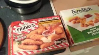 farm rich vs t.g.i fridays cheese stick review