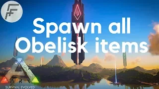 ARK: Survival Evolved - Spawn all Obelisk items