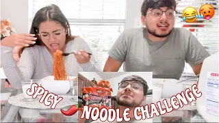 SPICY NOODLE CHALLENGE🔥 🥵🌶