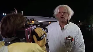 Back to the Future Marty goes to 1955 full scene