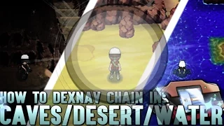 How to Find SHINY POKEMON in Caves, Deserts and Water with the DEXNAV! Pokemon ORAS