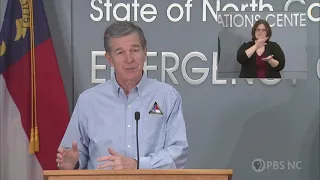 NC Gov. Roy Cooper gives winter storm update