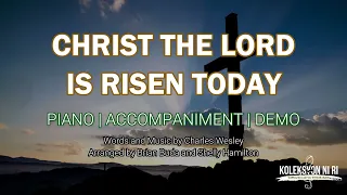 Christ the Lord is Risen Today by Hamilton | Piano | Accompaniment | Lyrics