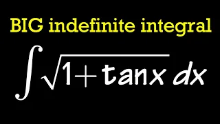 Integral of sqrt(1+tan(x))