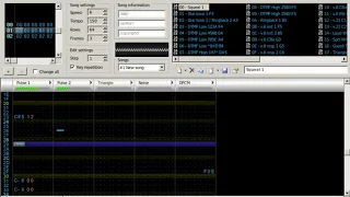 Re-creating the classic modem dial-up sound in FamiTracker