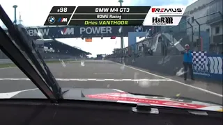 24h Nürburgring 2023 | #98 ROWE BMW final stint chasing the Frikadelli Ferrari onboard