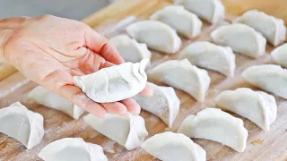 How to Make Chicken Dumplings from Scratch 🥟🥟🥟 CiCi Li - Asian Home Cooking Recipes