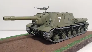 ИСУ-152 в масштабе 1/35 от ZVEZDA.