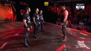 WWE The Shield Reunites and attacks Braun Strowman on Raw 9 October 2017