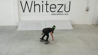 Back Side Roundhouse Cutback Grab Rail with surfskate and 6 inline Whitezu ONDAzero modules
