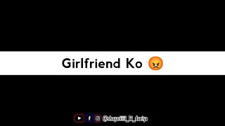 No Girlfriend 😭 || No PROBLEM ||!! Attitude Status !! Black Screen Status!! New status video 2023