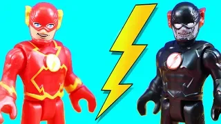 The Flash & Black Flash Speedster Battle To Rescue Justice League Superheroes