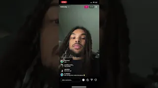 SeptembersRich Introduces his Fish Tank on IG Live | 10/19/23