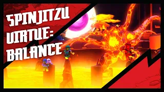 Can the ninja escape the deadly lava? | NINJAGO The Virtues of Spinjitzu - Balance