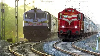 Diesel Monsters in Action | ALCO vs EMD Speed Acceleration